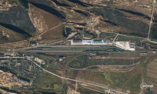 A satellite images appears to show increased activity at the Tumangang rail facility in North Korea near the Russian border.