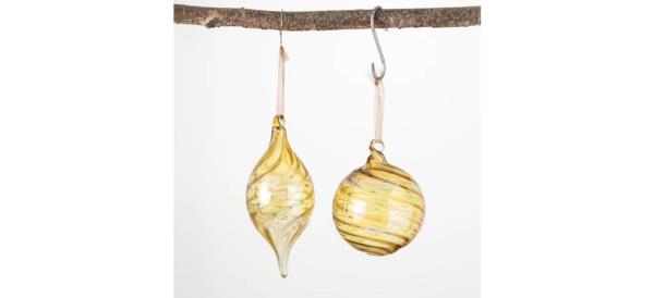 Neoma The Holiday Aisle Striped Finial Ornament