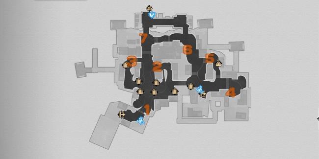 Ho<em></em>nkai Star Rail Aurum Alley Map With Chest Locations