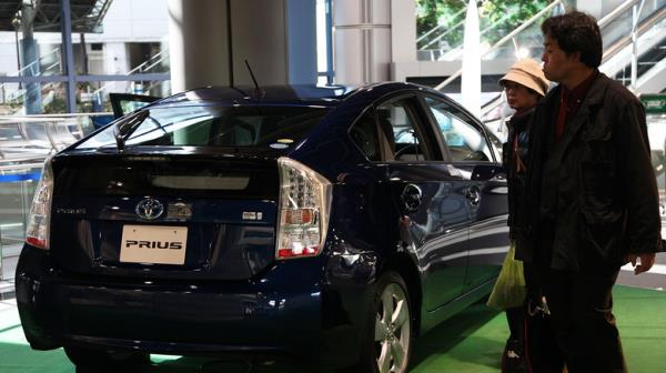 Prius display at Toyota HQ