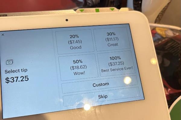Chicago resident Harrison Snowden felt like an Alaska restaurant flipped him "a huge middle finger" when it suggested that he tip as much as 100%.
