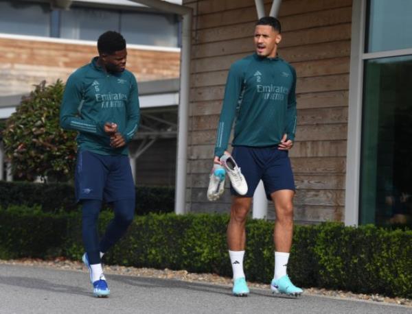Thomas Partey in Arsenal Training Session