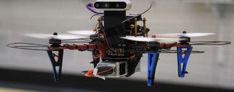 Researchers test novel drone navigation technology in an active Japanese tunnel co<em></em>nstruction site