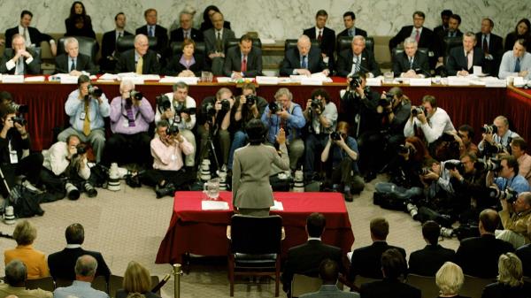Co<em></em>ndoleezza Rice speaks at 9/11 Commission hearing