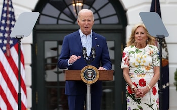 President Biden and Jill Biden, the First Lady,  host the annual co<em></em>ngressional picnic at the White House