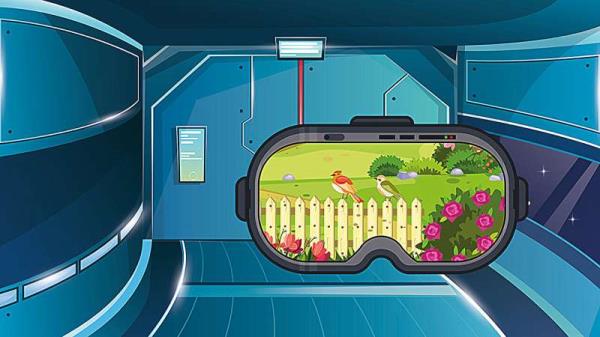 Enjoying the sights and smells of a virtual garden