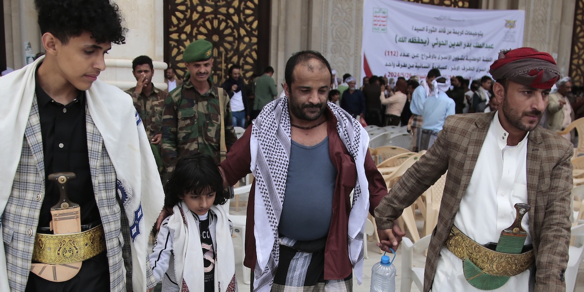 In Sana’a, Yemen, the Houthis freed 113 priso<em></em>ners of conflict