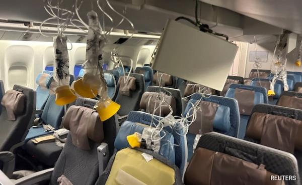 G-Force Change Caused Injuries In Turbulence-Hit Singapore Airlines Flight