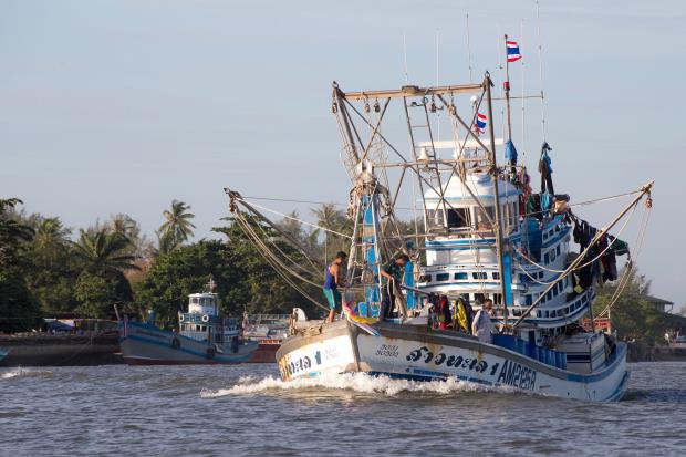 A fishing vessel in Thailand.