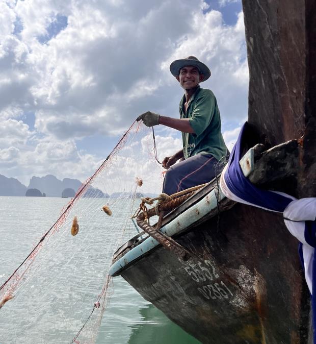 An artisanal fisher, Thailand