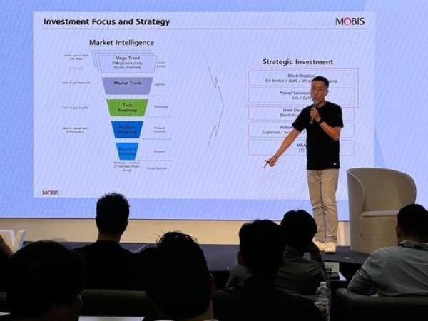 The Mobis Mobility Day is being held in Silicon Valley, California, on May 23, 2024. (Yonhap)