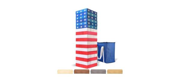 GoSports Giant Wooden Toppling Tower