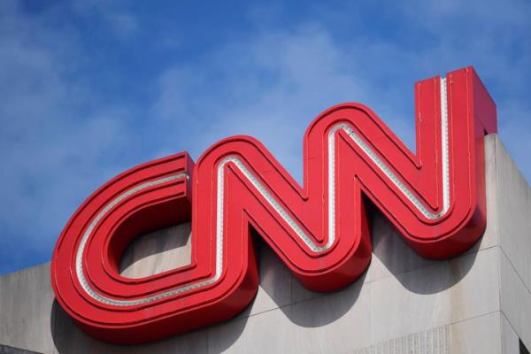 FILE - Signage hangs at CNN center, April 21, 2022, in Atlanta. Alice Stewart, a CNN political commentator and veteran political adviser who worked on a number of GOP presidential campaigns, has died at age 58, the news network reported Saturday, May 18, 2024. (AP Photo/Mike Stewart, File)