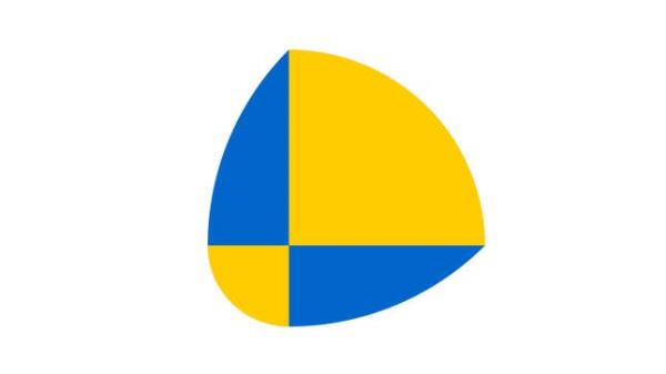 The shape in two dimensions.