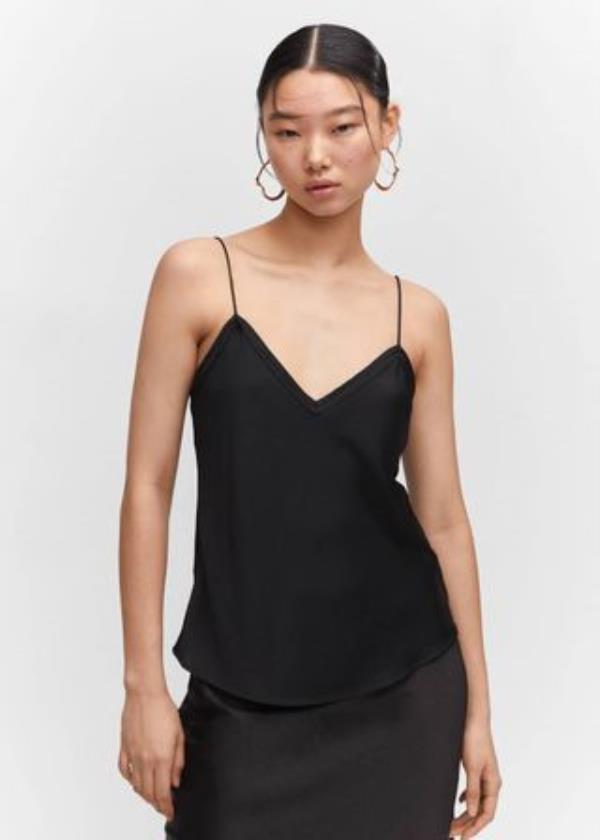 Satin Lace Top - Women