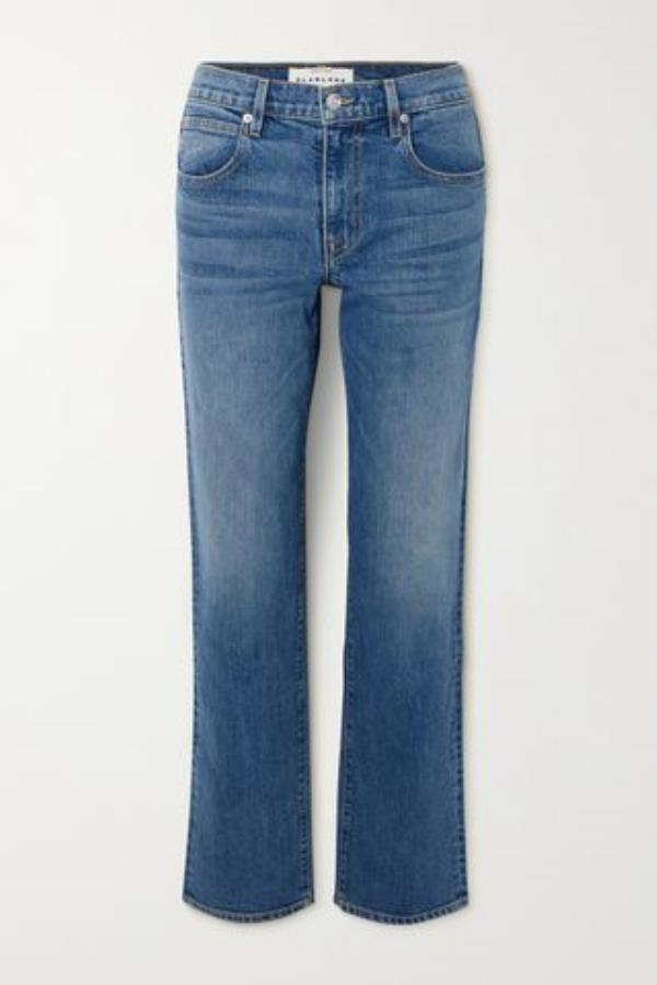 + Net Sustain Remy Organic Low-Rise Straight-Leg Jeans