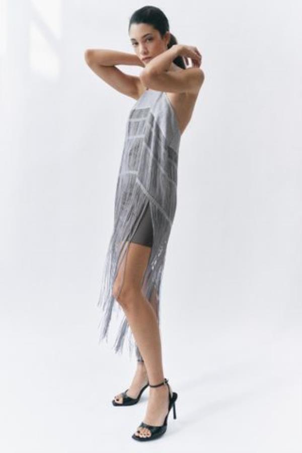 Fringed Mini Dress