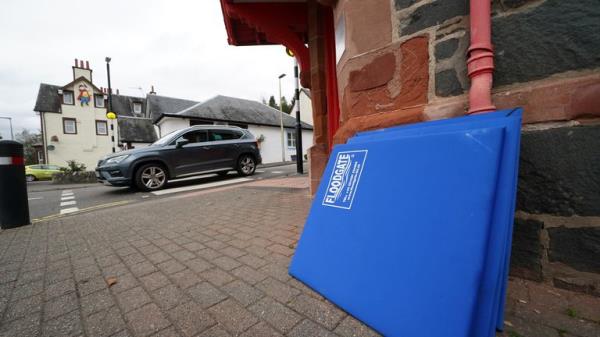 Much of Scotland and the east of England is under a yellow warning on Saturday