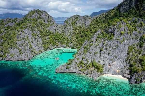 Coron Palawan Island Lagoon In Philippines