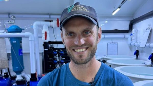 Joe Redfern runs the Whitby Lobster Hatchery