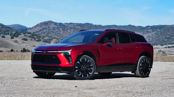2024 Chevrolet Blazer EV RS front three quarter