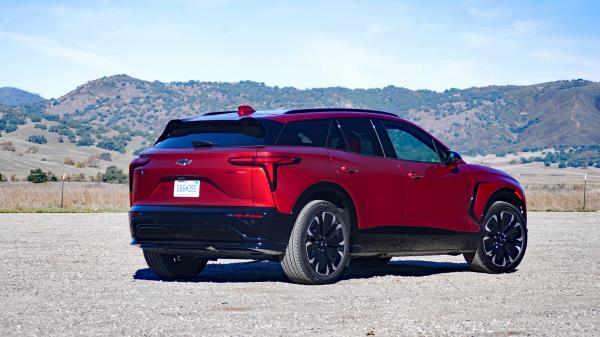 2024 Chevrolet Blazer EV RS rear three quarter