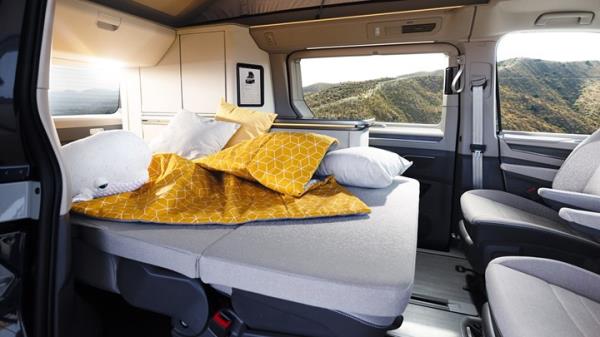 VW California Co<em></em>ncept - lower bed