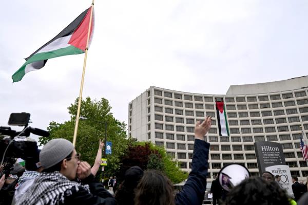 Anti-Israeli protesters