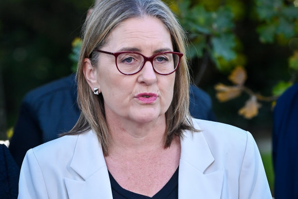 Premier Jacinta Allan last week.