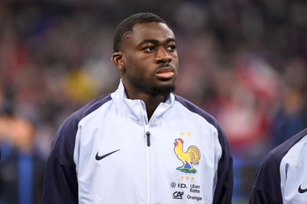 Youssouf Fofana looks on in France colours