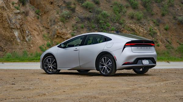 2023 Toyota Prius Limited rear profile