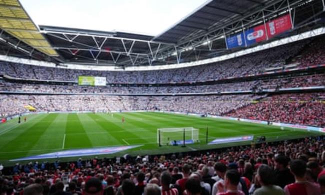 A general view during the Champio<em></em>nship playoff final between Leeds and Southampton.