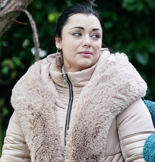 Whitney looks upset in EastEnders