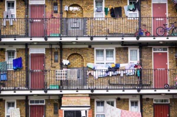 Tower Hamlets a poor sink estate in London