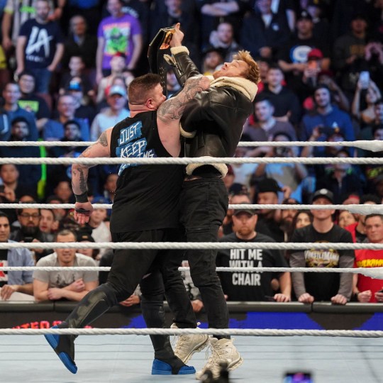 WWE superstar Kevin Owens attacks United States Champion Logan Paul
