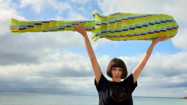 Ella Daish leads an award-winning campaign to remove unneccesary plastic from period products. Pic: Ella Daish