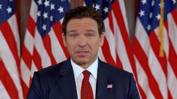 Florida Governor Ron DeSantis announces his withdrawl from the Republican presidential candidacy in a still image from video released on social media January 21, 2024. Ron DeSantis campaign/ via REUTERS. THIS IMAGE HAS BEEN SUPPLIED BY A THIRD PARTY</p>
<p>
