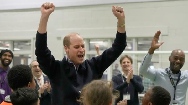 The Prince of Wales during a visit to WEST, the new o<em></em>nSide charity youth zone in Hammersmith and Fulham.</p>

<p>　　Pic: PA                                                                                       