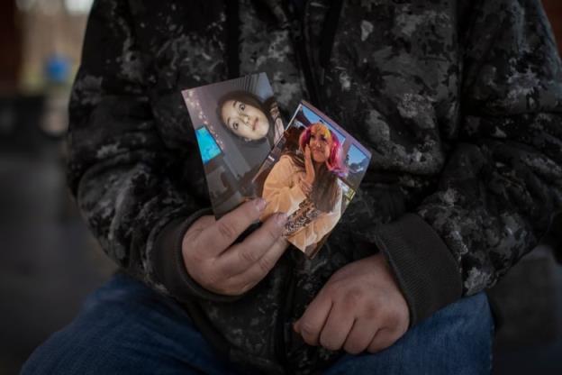 Gregory Sword, whose 14-year-old daughter Kamilah died of an apparent drug overdose is pictured in Port Coquitlam, Mo<em></em>nday February 26, 2023. 