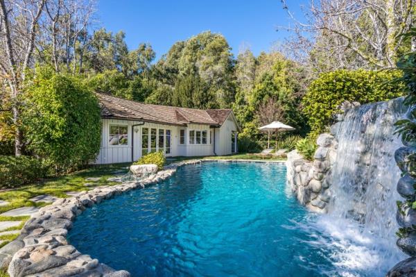 The waterfall pool. 