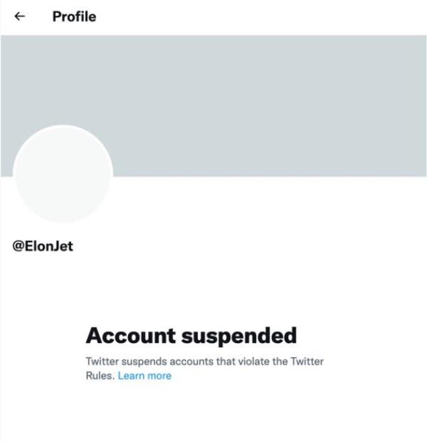 The @Elo<em></em>njet Twitter handle was suspended.