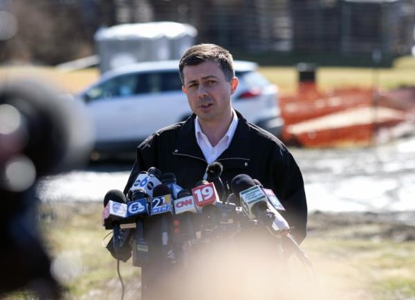 US Transportation Secretary Pete Buttigieg.
