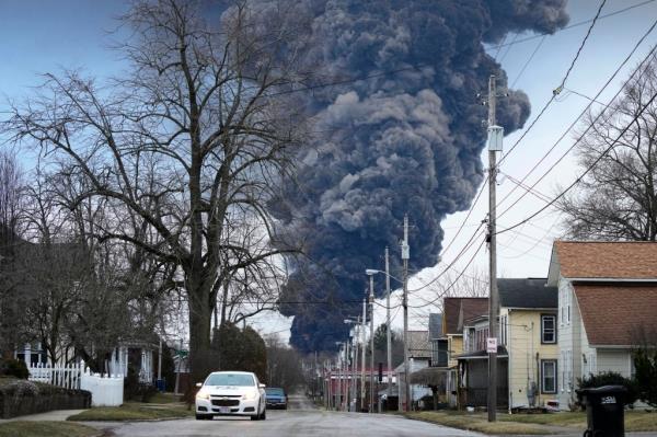 East Palestine, Ohio, derailment.
