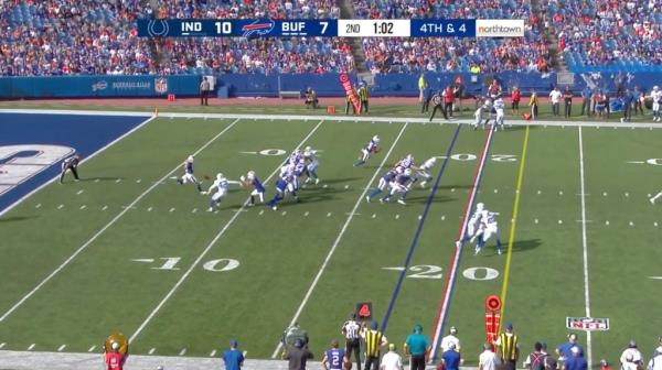 Matt Araiza punt Buffalo Bills Indianapolis Colts