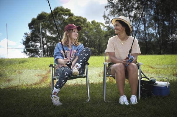 Zoe (Emily Browning) with Sana'a Shaik in 