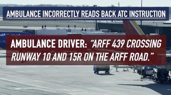 The driver's wrong readback a<em></em>bout being cleared to cross both runways