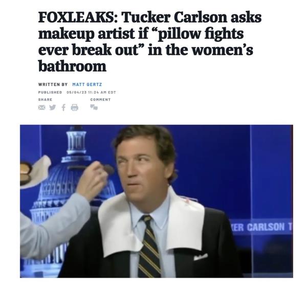 Media Matters for America, the liberal watchdog, has published leaked footage showing Carlson denigrating the network.