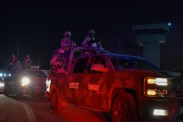 Sinaloa Governor Ruben Rocha issued a shelter-in-place warning.