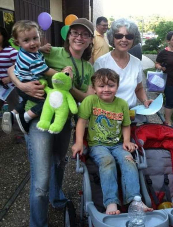 Heather Glasgow and her sons