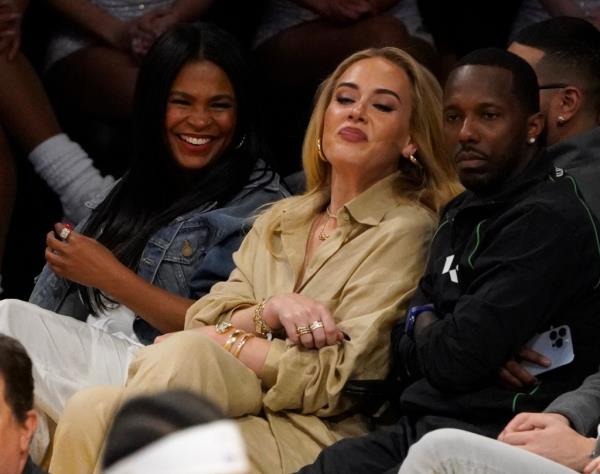 Adele along with boyfriend Rich Paul